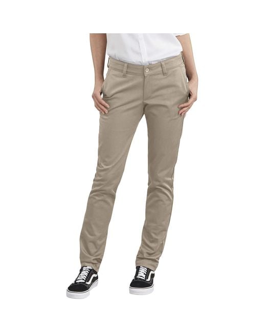 Dickies Gray Straight Flex Twill Pant Pants