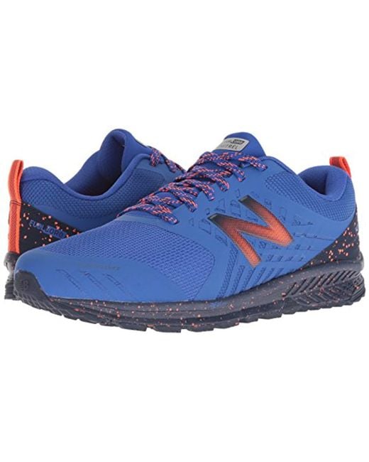 new balance men's nitrel trail running shoes pacific blue