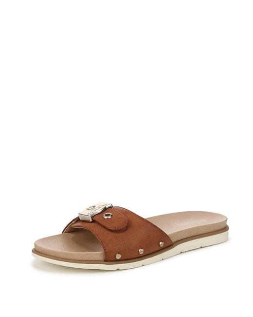 Scholls Women's Brown Shoes S Nice Iconic Flat Sandal Honey M