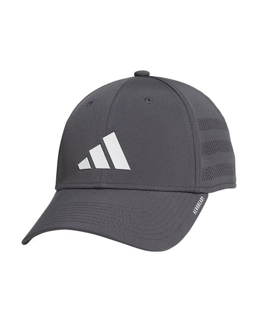 Adidas Gray Gameday Structured Stretch Fit Hat 4.0 for men
