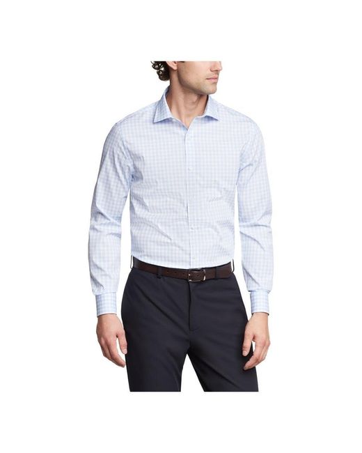 Tommy Hilfiger Blue Dress Shirt Slim Fit Essentials for men