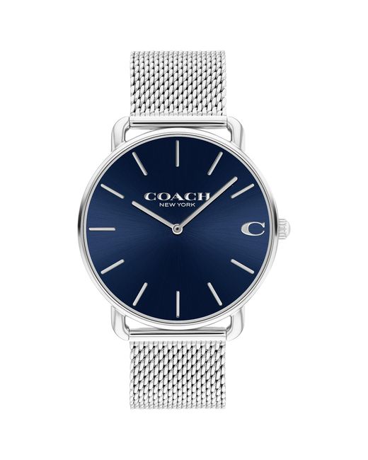 COACH Blue Elliot Watch | Contemporary Minimalism With Distinctive Artistry | A True Classic Designed For Every Occasion | Water Resistant for men
