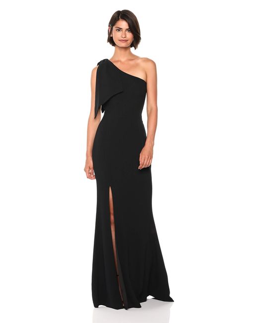 likely one shoulder gown