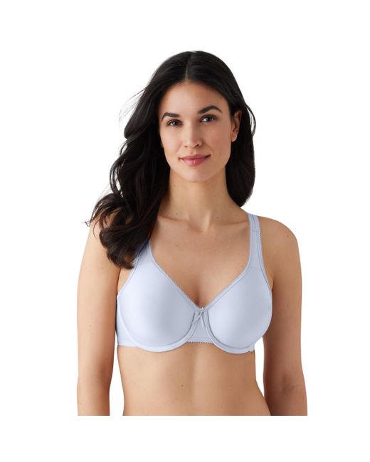 Wacoal Blue Basic Beauty Unlined Full Figure Underwire Bra