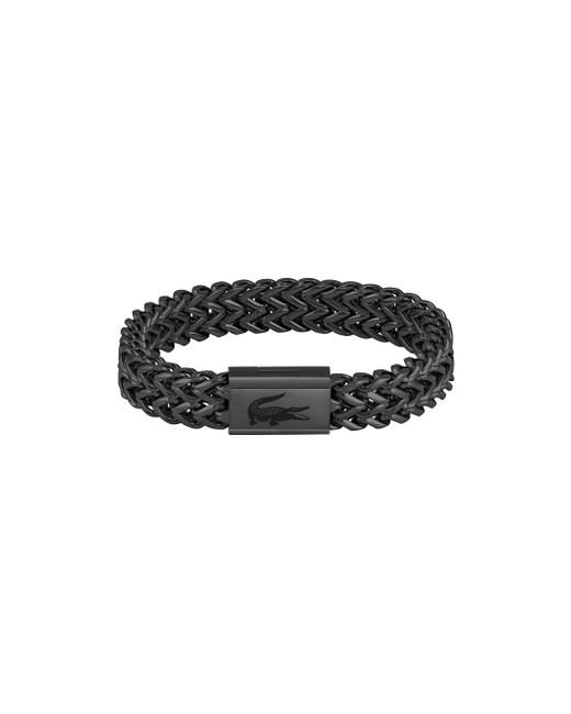 Lacoste Weave Collectie Ketting Armband Zwart - 2040158, Eén Maat, Roestvrij Staal, Geen Edelsteen in het Black voor heren