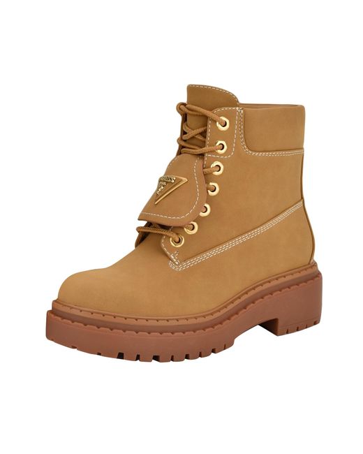 Guess Brown Leavey Ankle Boot