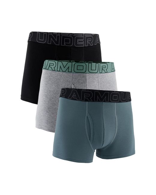 Under Armour Black Solid 3 In 3pk,jasper for men