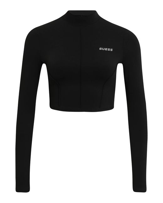 Guess Black Coline Long Sleeve Active Top