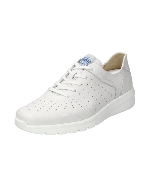Mephisto White Waren Sneaker for men