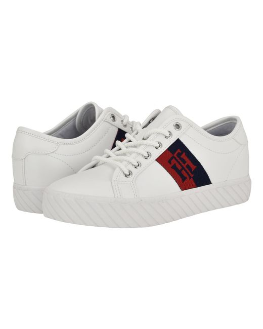 Tommy Hilfiger Gray Hartliy Shoes, Leather