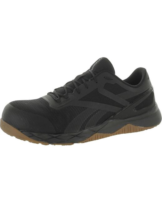 Reebok Work Rb3317 Nanoflex Tr Work Construction Shoe Black Safety for men