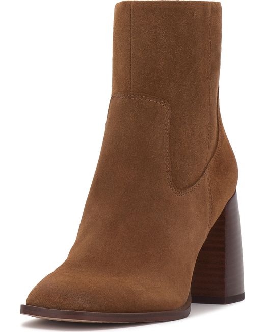 Vince Camuto Brown Dayana Ankle Boot