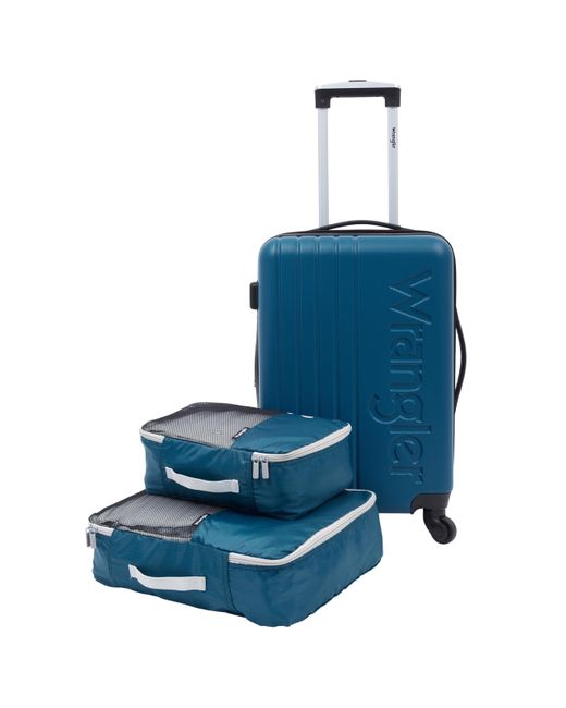 Wrangler Blue Luggage Set