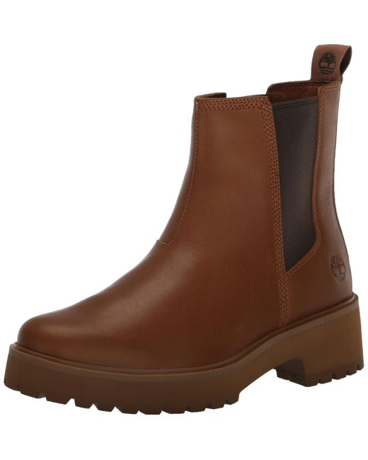 Timberland Brown Carnaby Cool Mid Chelsea Boots