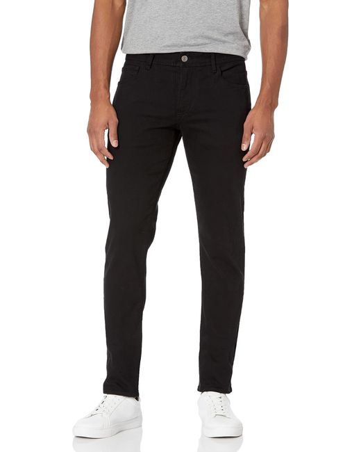 Emporio Armani Black A|x Armani Exchange Mens 5 Pocket Stretch Twill Skinny Denim Jeans for men