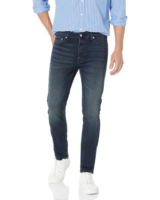 Calvin Klein Blue Skinny Fit Jeans for men