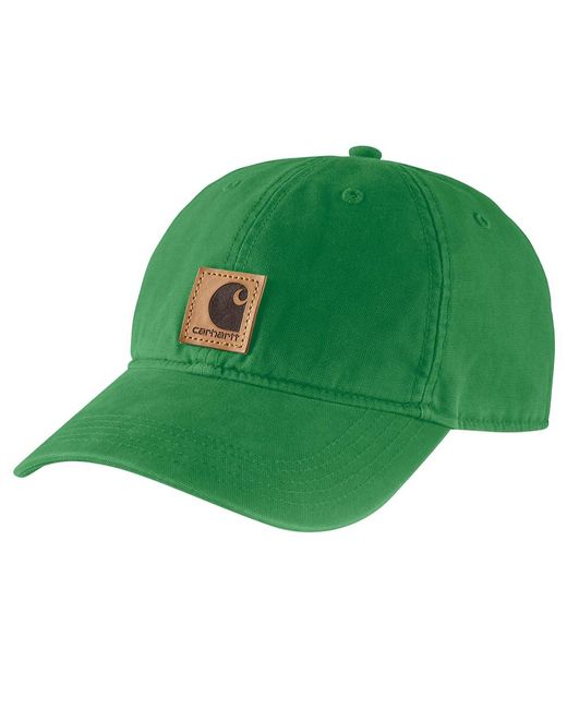 Carhartt Green Canvas Cap for men