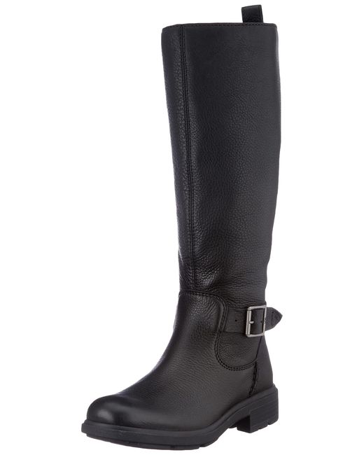 UGG Leather Harrison Tall Fashion Boot in Black Leather (Black) - Save 6% |  Lyst