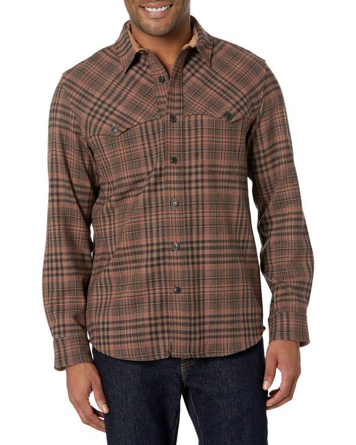 Pendleton Brown Long Sleeve Weston Shirt for men