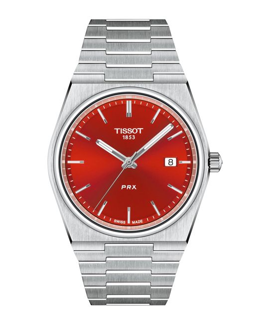 Tissot Prx Quartz 40mm Red Dial For for men