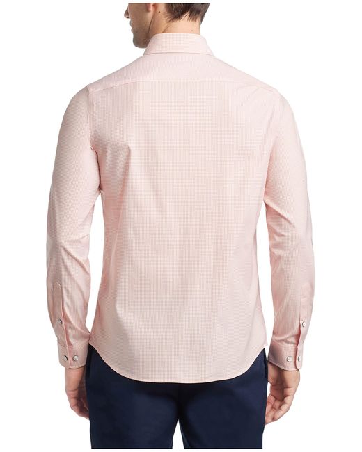 Tommy Hilfiger Synthetic Mens Athletic Fit Tech Non Iron Notuck