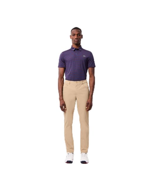 Lacoste Blue Absorbent Twill Golf Pants for men