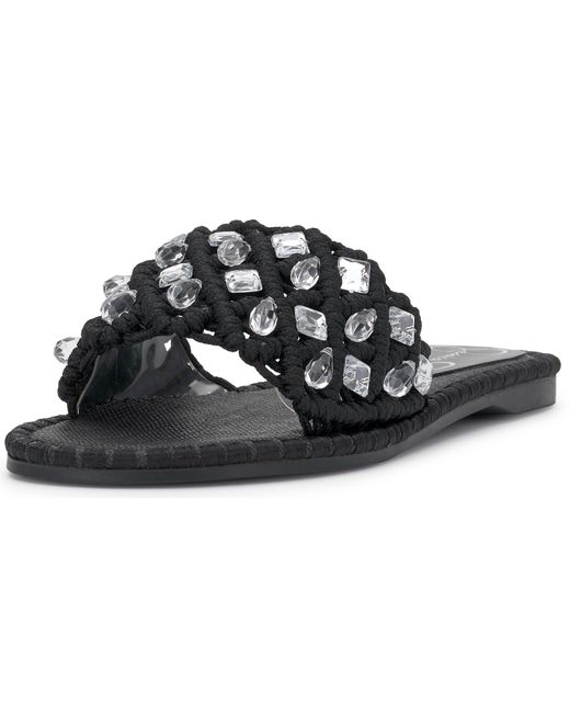 Jessica Simpson Black Brennara Flat Sandal