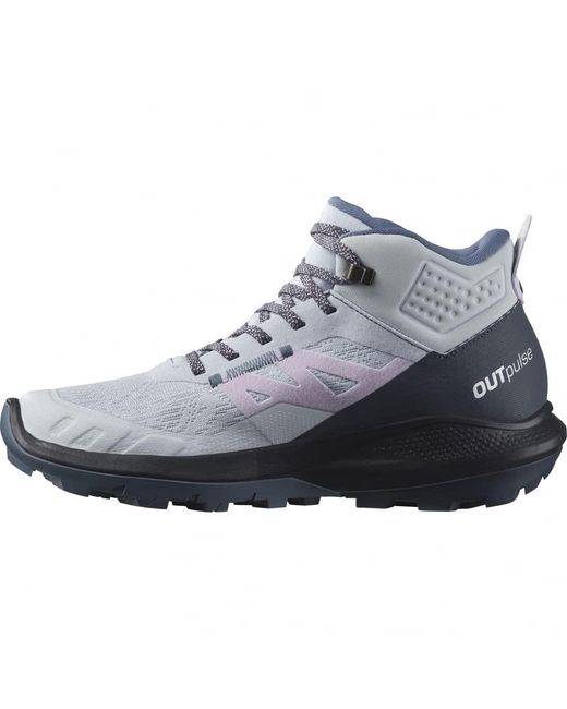 Salomon Outpulse Mid Gtx W Hiking Shoe in Blue Lyst