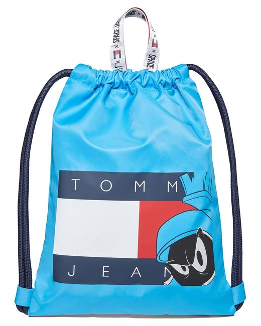 Tommy Hilfiger Blue Looney Tunes Drawstring Backpack