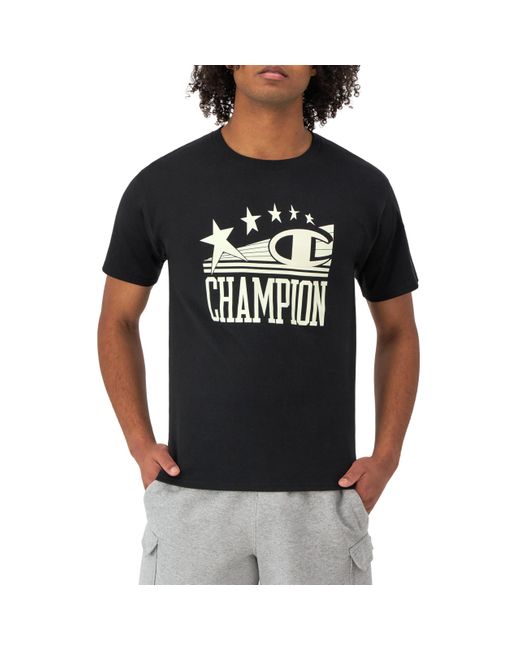 Champion Black , Classic, Soft And Comfortable T-shirts For for men