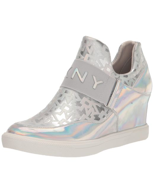 DKNY Metallic Everyday Comfortable Cosmos-wedge Sneaker
