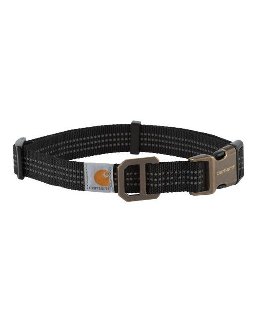 Carhartt Black Fully Adjustable Nylon Webbing Collars For Dogs