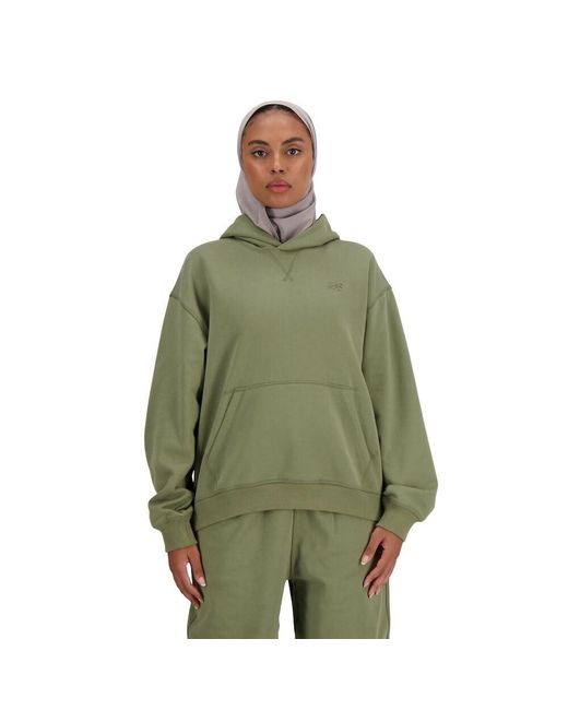 New Balance Green Athletics French Terry Hoodie