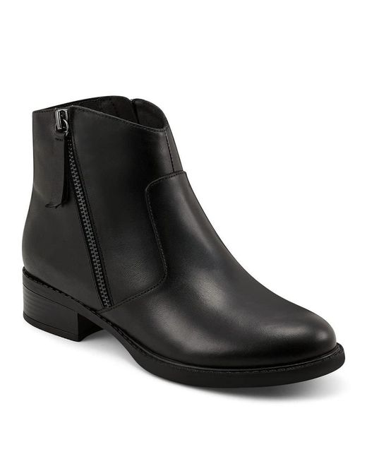 Easy Spirit Black Lacy Ankle Boot