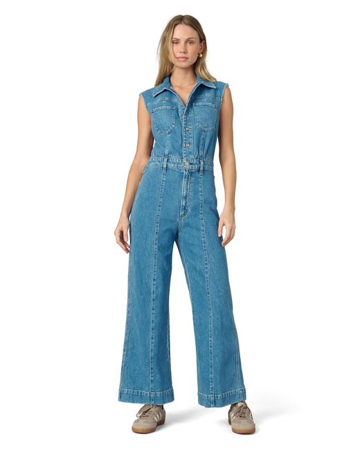 Joe's Jeans Blue Jeans The Pasha Sleeveless Denim Jumpsuit