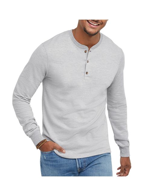 Hanes Gray Originals French Terry T for men