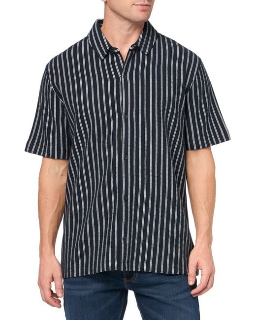 Vince Black S Boucle S/s Button Down Shirt for men