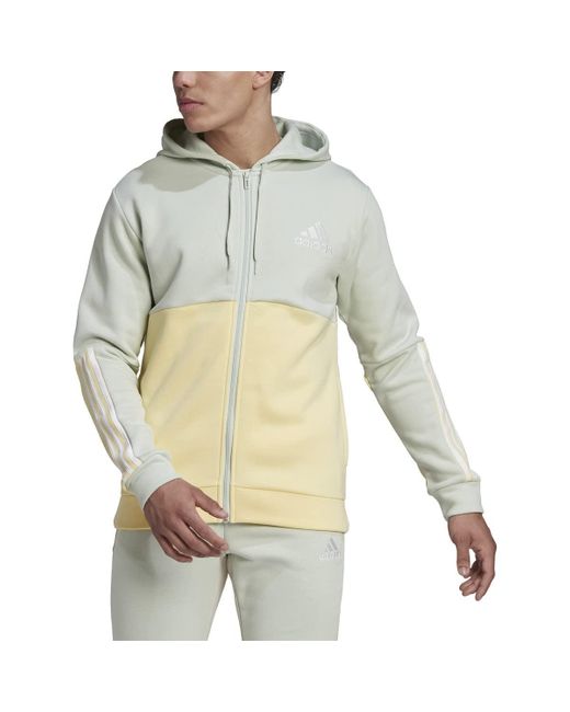 Essentials Colorblock Full Zip Hoodie Adidas pour homme en coloris Multicolor