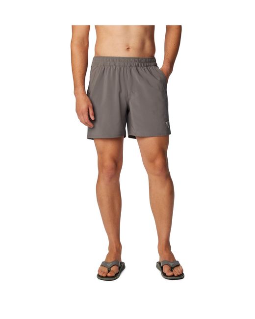 Columbia Gray Terminal Roamer Stretch Shorts for men