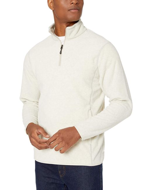 Amazon Essentials Standard Quarter Zip Polar Fleece Jacket For Men Lyst 3606