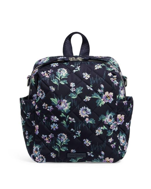 Vera Bradley Performance Twill Convertible Small Backpack in Blue Lyst