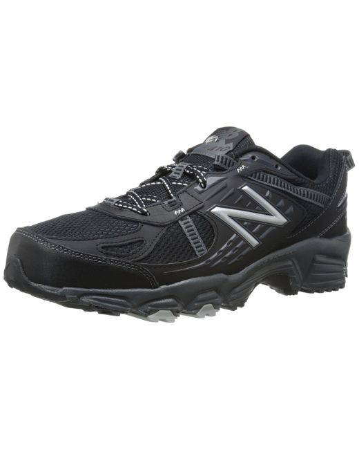 New Balance Lace 410 V4 Trail Running Shoe in Black/Silver (Black) for ...