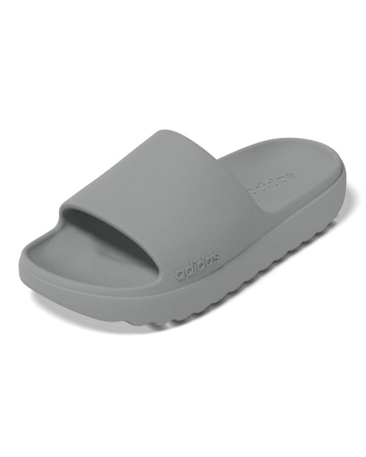 Adidas Gray Adilette Lumia Slide Sandal