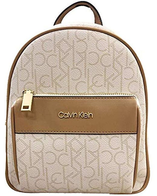 Calvin Klein Mercy Signature Monogram Key Item Backpack - Save 6% - Lyst
