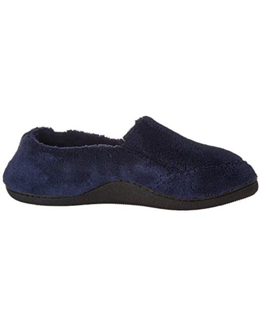 men's isotoner memory foam slippers
