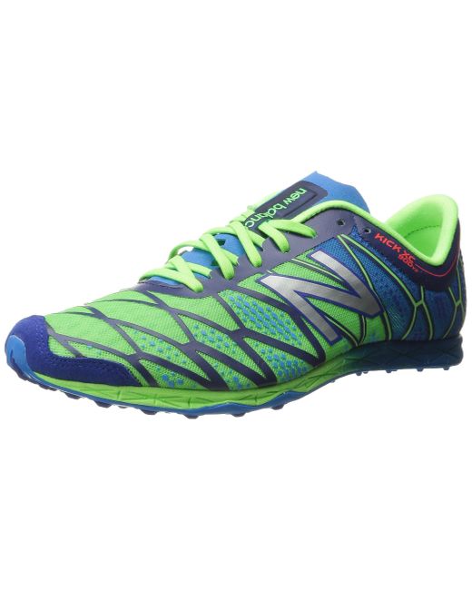 New Balance Cross Country 900 V2 Spike Running Shoe in Green/Blue