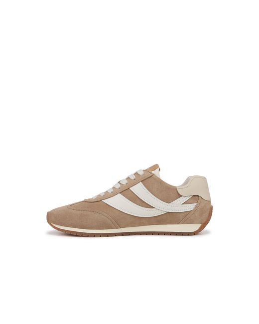 Vince S Oasis Runner-w Lace Up Fashion Sneaker New Camel Tan/foam White 6 M