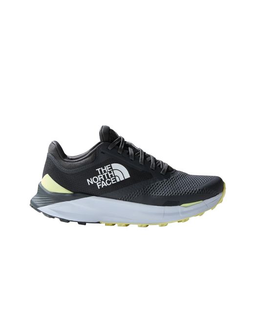 The North Face Black Vectiv Enduris Trail Running Shoe Asphalt Grey/sun Sprite 4