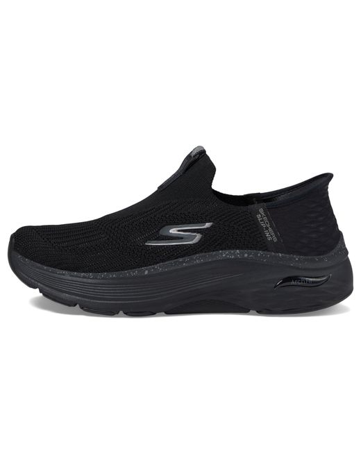 Skechers Black Max Cushioning Arch Fit Fluidity Hands Free Slip-In-Sneaker