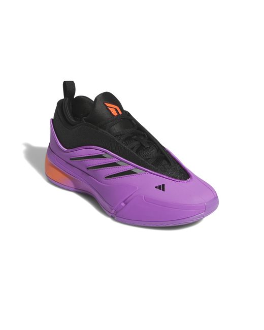 Adidas Purple Dame 9 ( Burst//Solar) Basketball Shoes